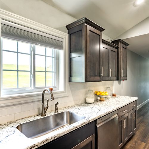 Kitchen slider window